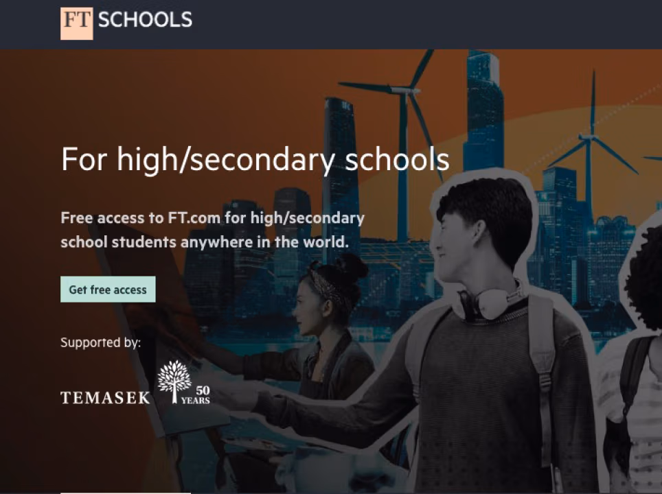 The Financial Times for Schools Programme